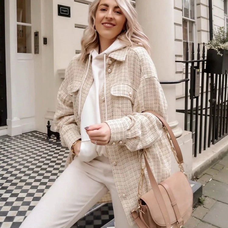 The Ines Plaid Coat
