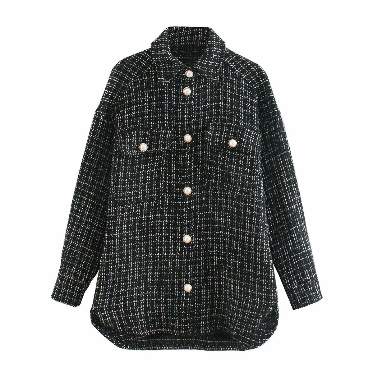 The Ines Plaid Coat