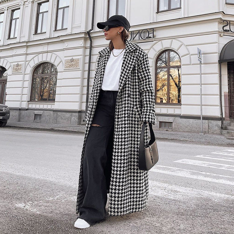 The Esme Houndstooth Coat