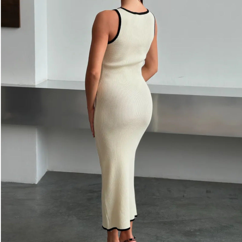 Winslet Contrast Knitted Dress
