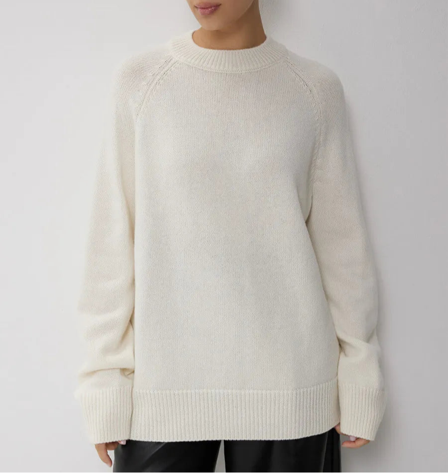 Pullover Wool Blend Knit Sweater – Maison Heritage