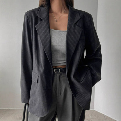 The River Pinstripe Blazer