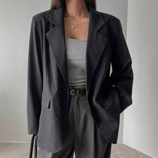The River Pinstripe Blazer