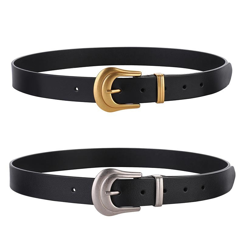 Women's Retro Cowhide Belt