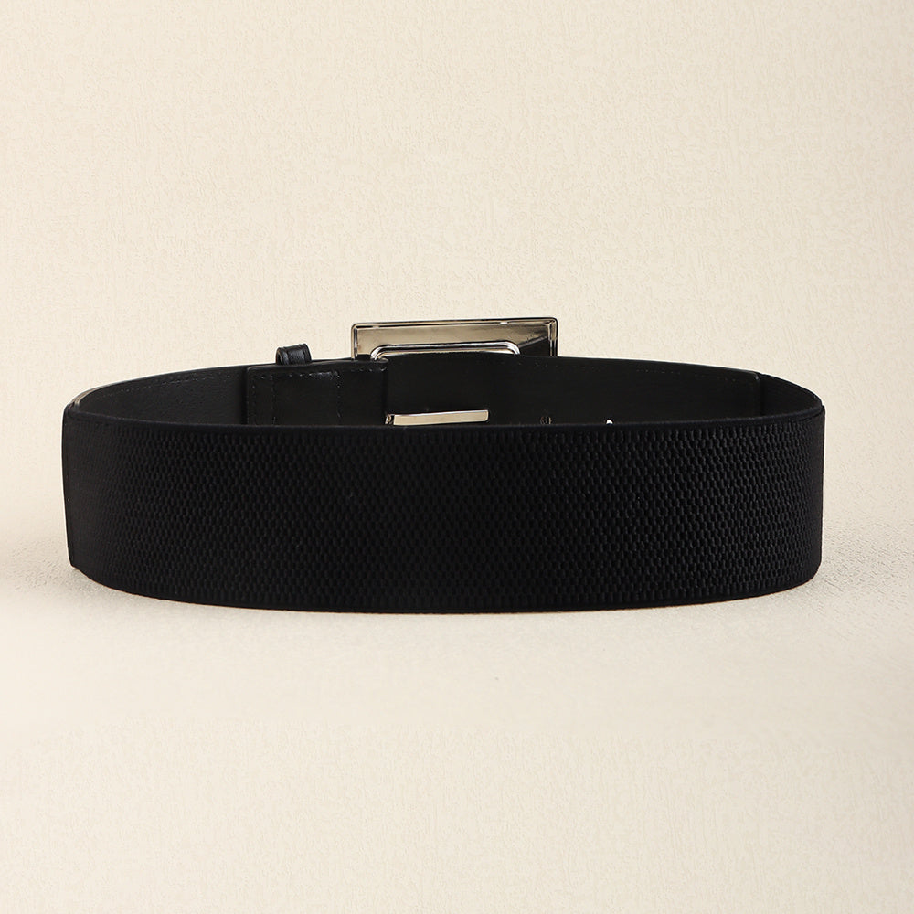 Wide Stretch Cinch Belt – Alloy Buckle