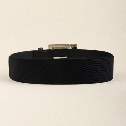 Wide Stretch Cinch Belt – Alloy Buckle