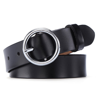 Women's Round Buckle Belt