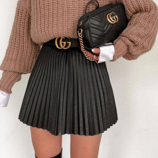 Marlowe Pleated Mini Skirt