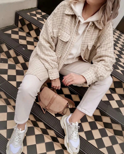 The Ines Plaid Coat