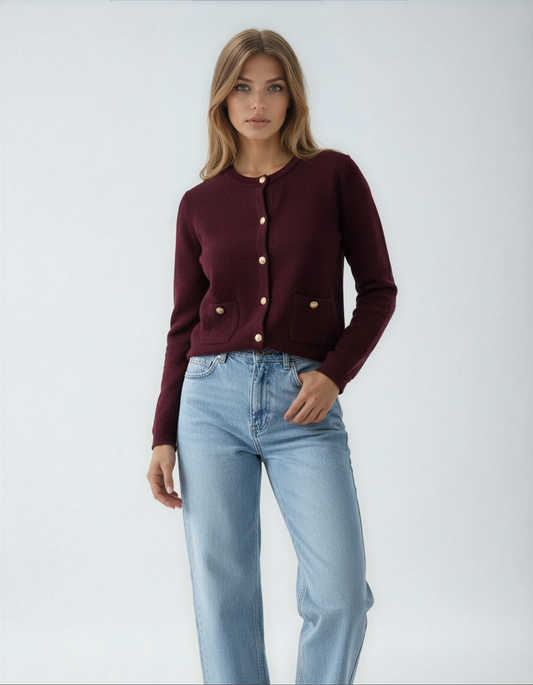 Burgandy Sweater 