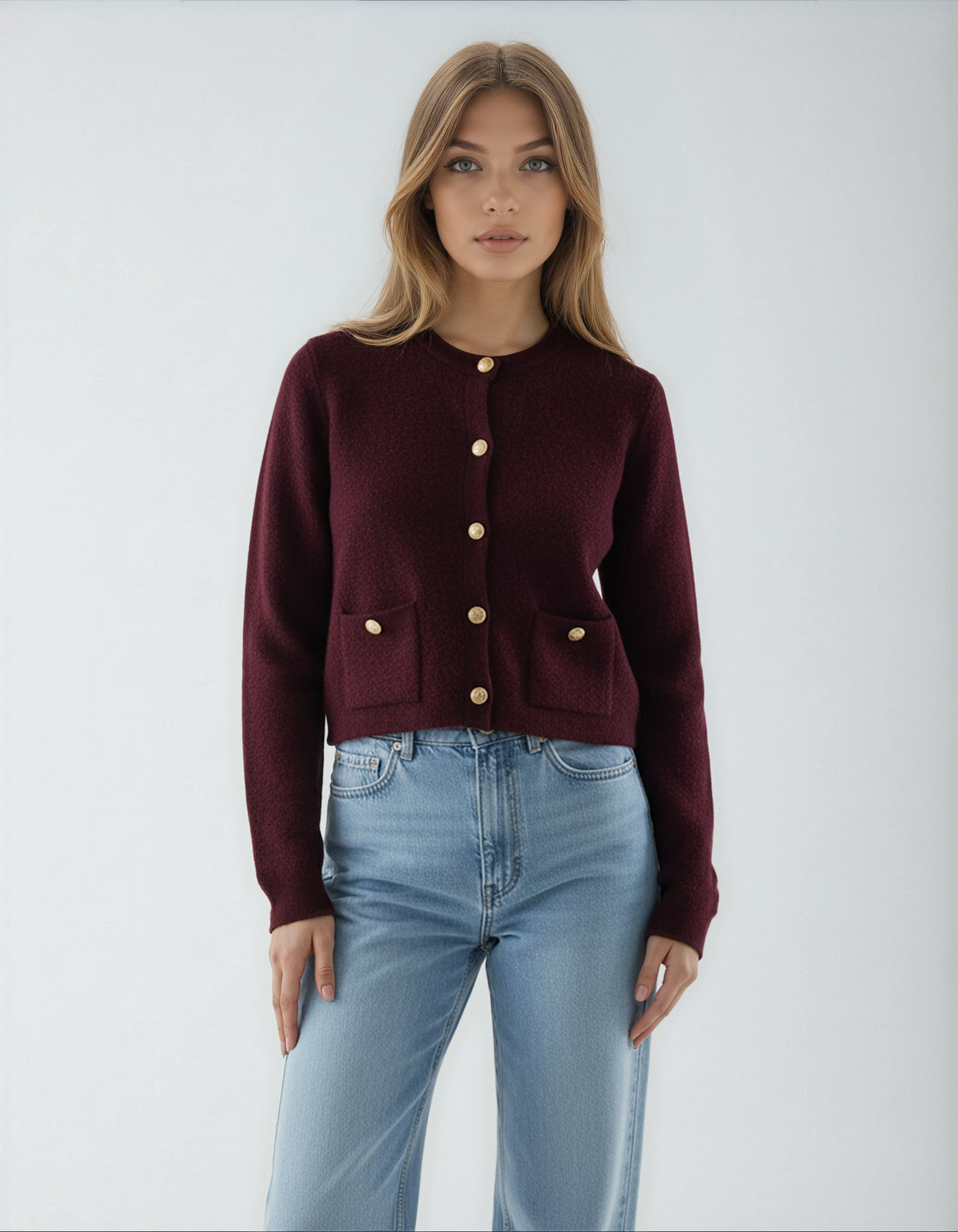 Burgandy Sweater 