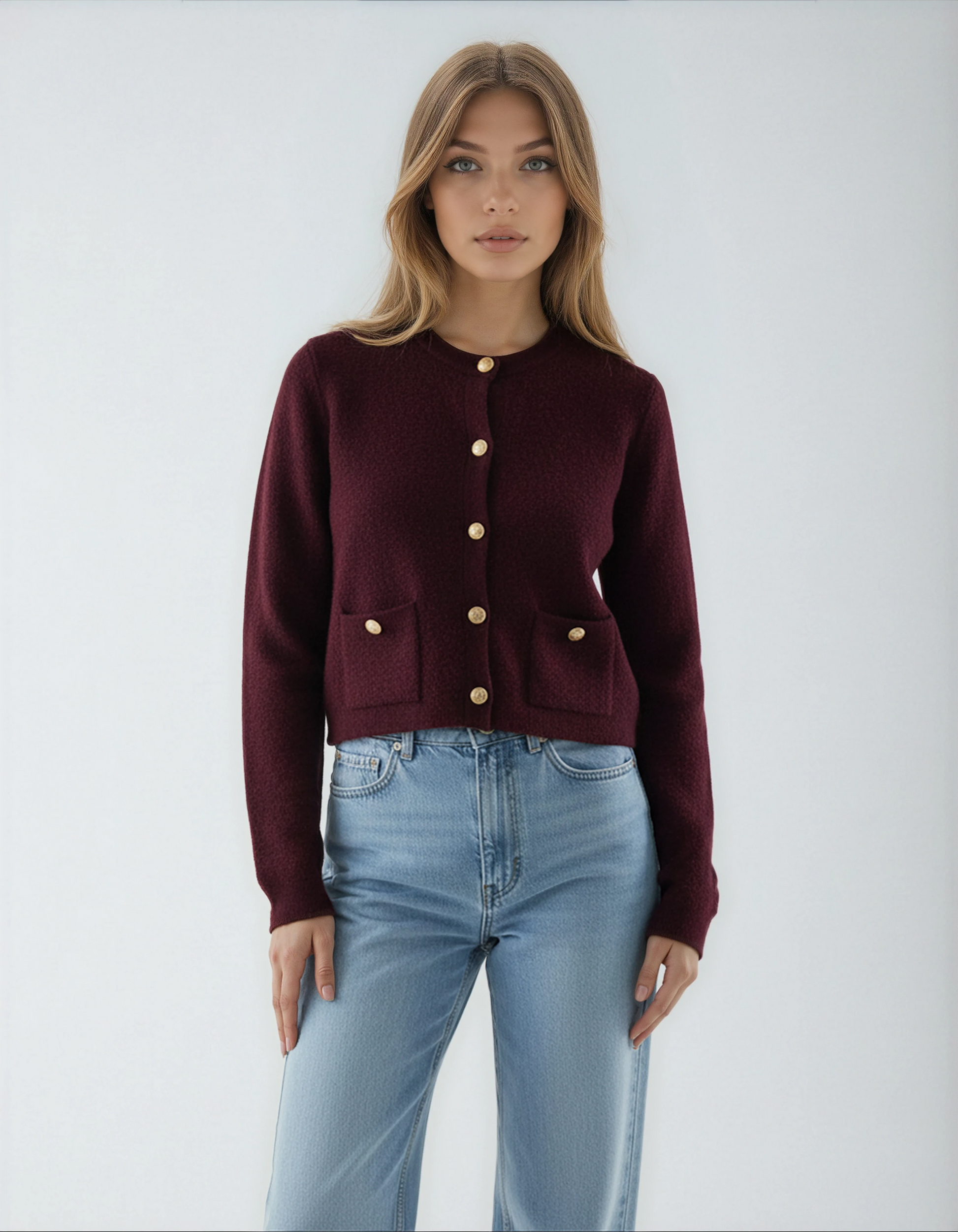 Burgandy Sweater 