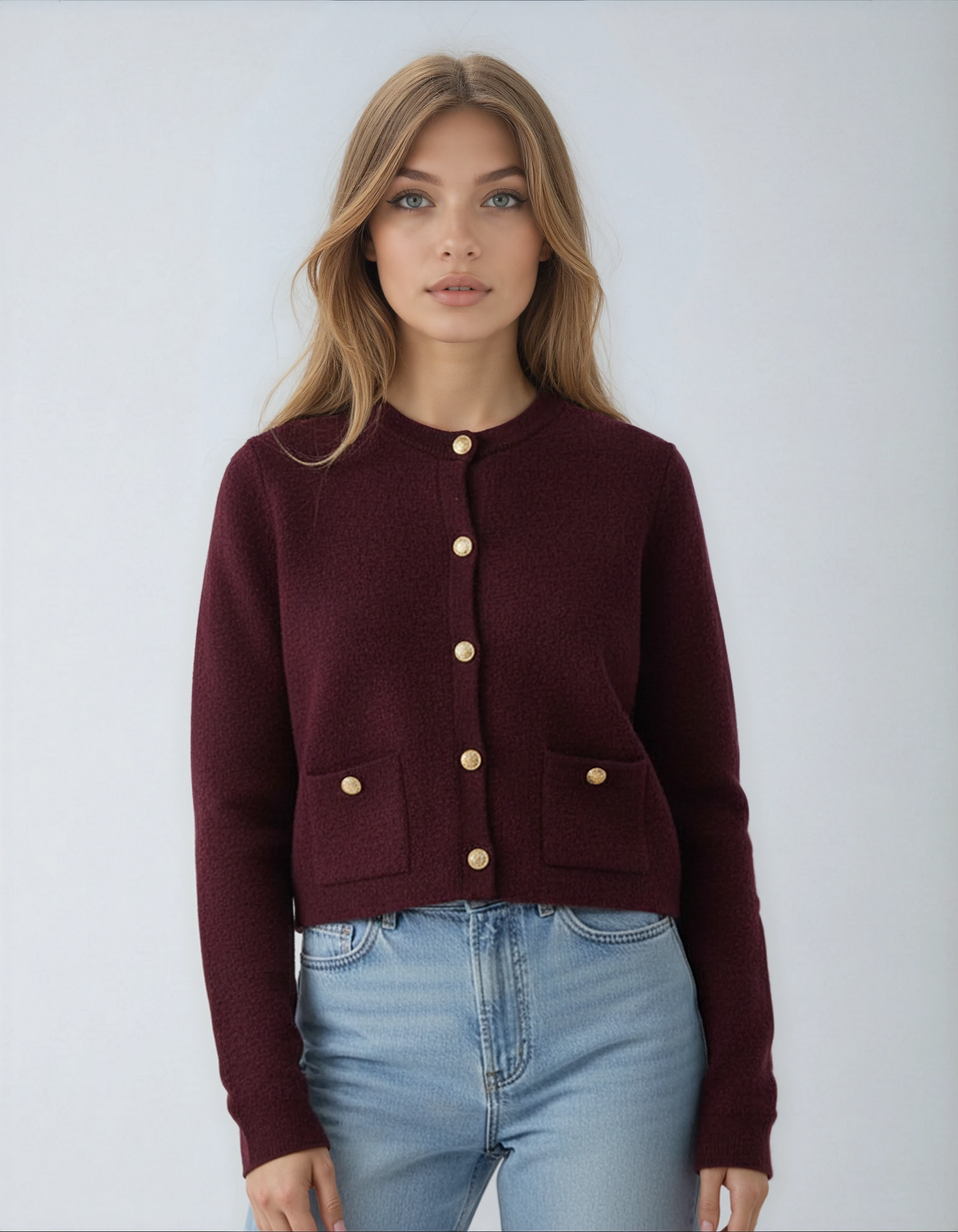 Burgandy Sweater 