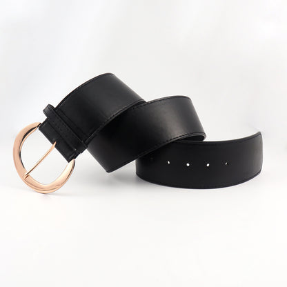 Retro Wide Pin Buckle Belt