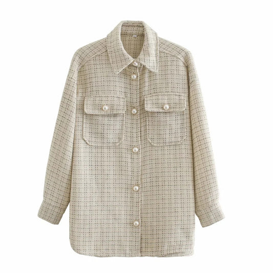 The Ines Plaid Coat
