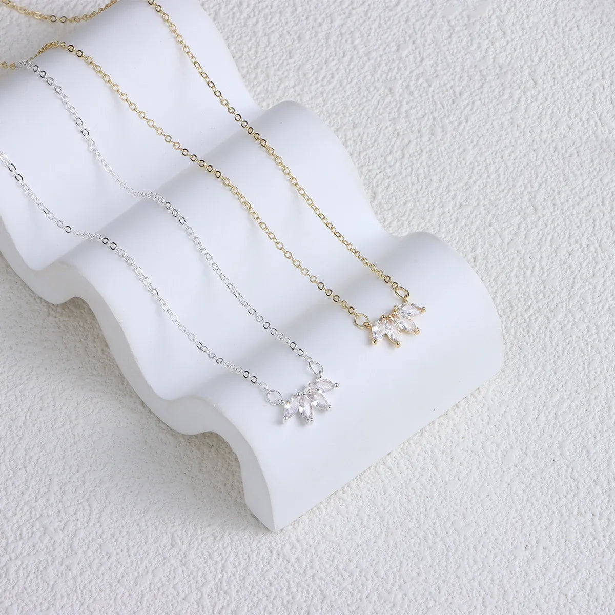 Minimalist Lotus Flower Pendant Necklace