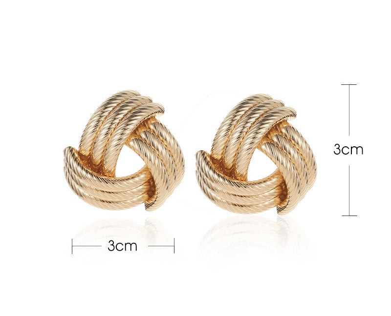 Geometric Stud Earrings