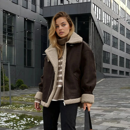 Leni Suede Vintage Coat