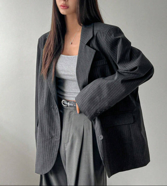 The River Pinstripe Blazer