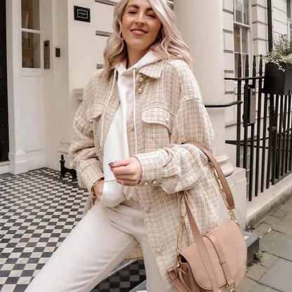 The Ines Plaid Coat