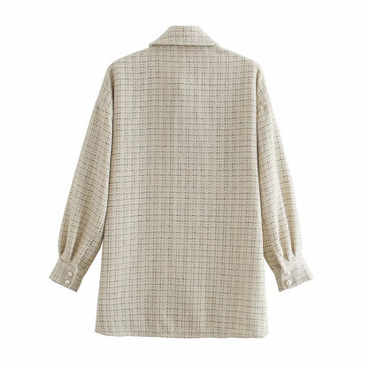 The Ines Plaid Coat