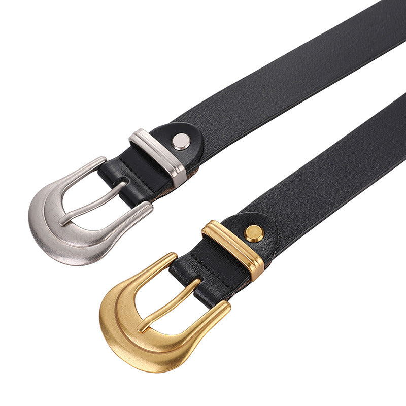 Women's Retro Cowhide Belt