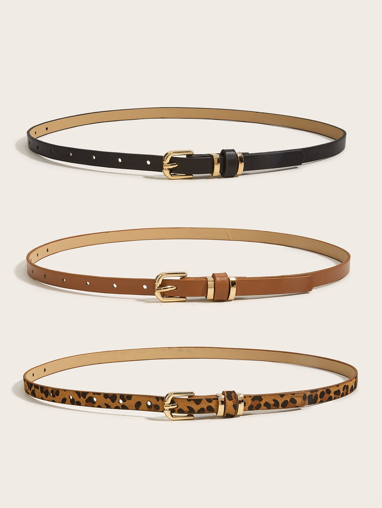Retro Pin Buckle Small Belt