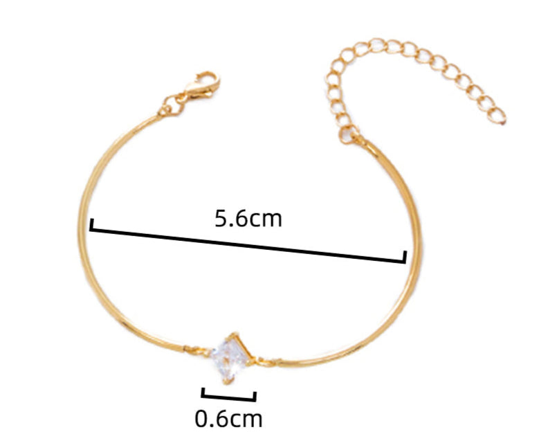 Gold Plated Pendant Bracelet