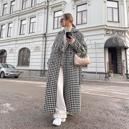 The Esme Houndstooth Coat