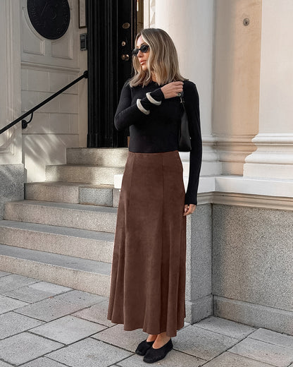 The Kaelen Velvet Skirt