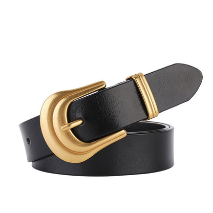 Women's Retro Cowhide Belt