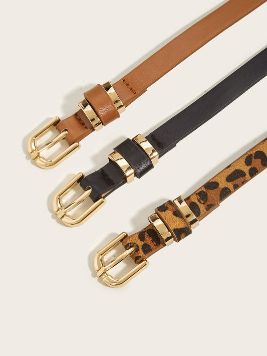 Retro Pin Buckle Small Belt