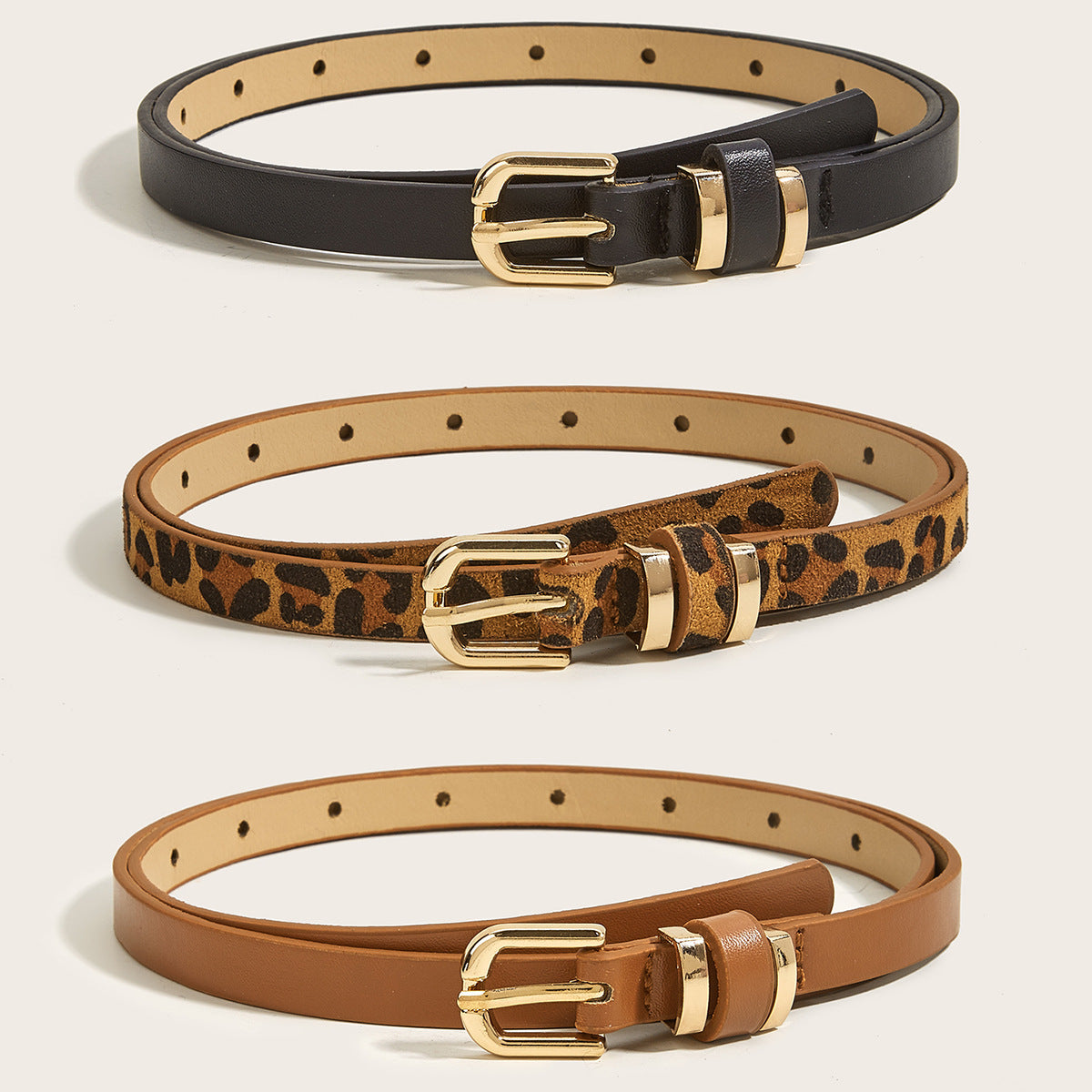 Retro Pin Buckle Small Belt