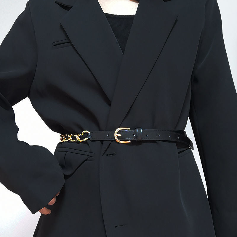 Simple Metal Chain Fashion Belt