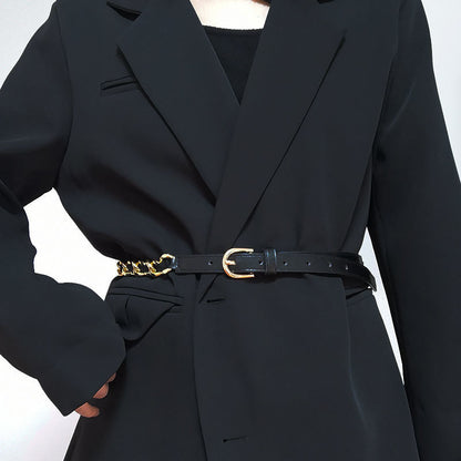 Simple Metal Chain Fashion Belt