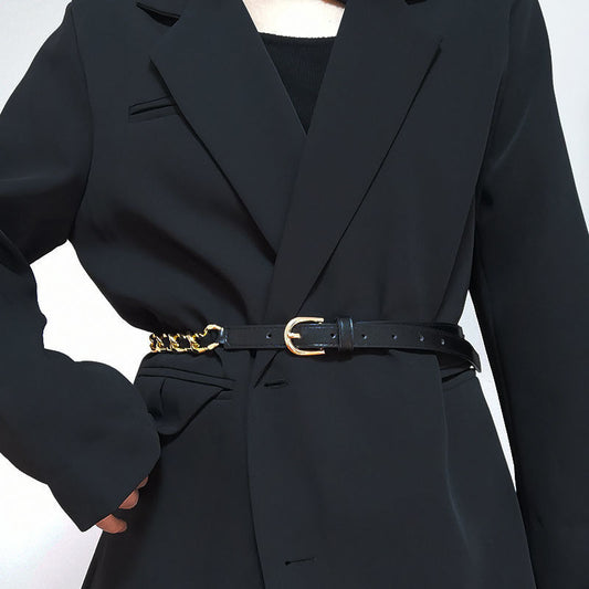 Simple Metal Chain Fashion Belt