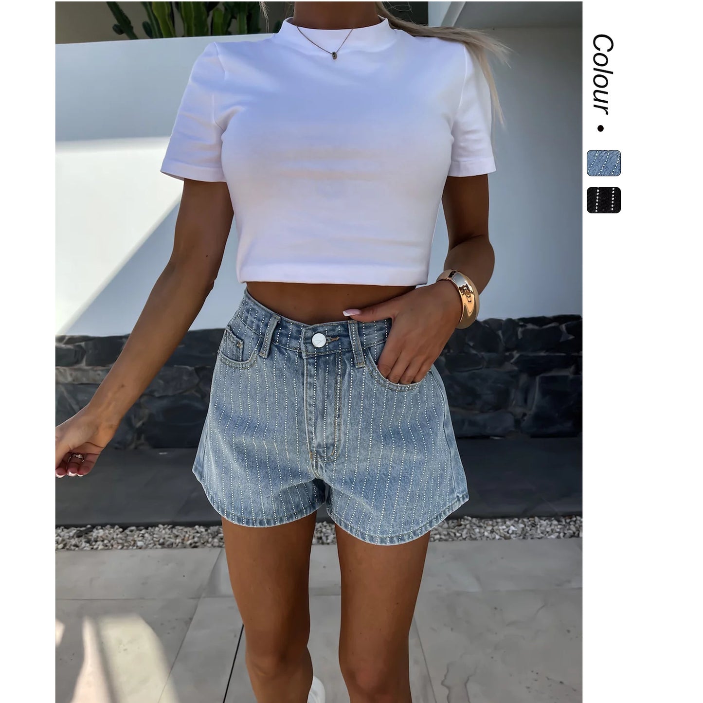 Harper Denim Short