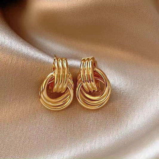 Twist Knot Hoop Earrings