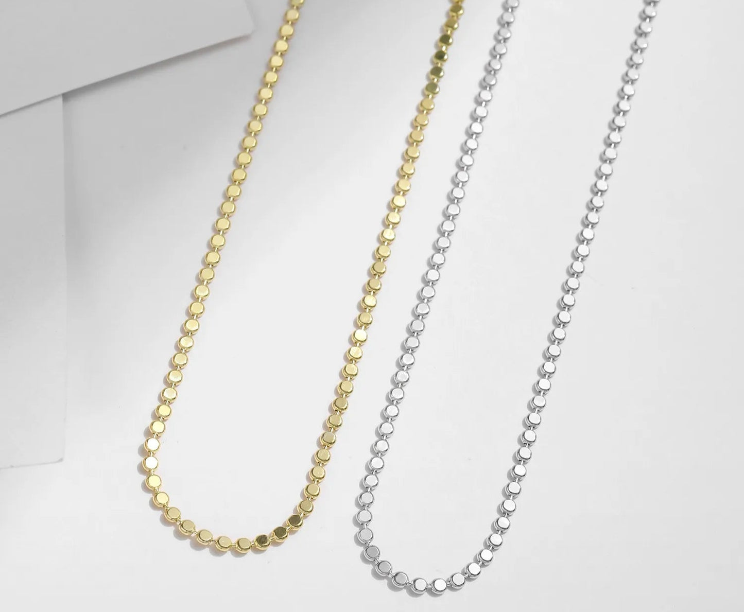 S925 Sterling Silver Minimalist Round Choker Necklace