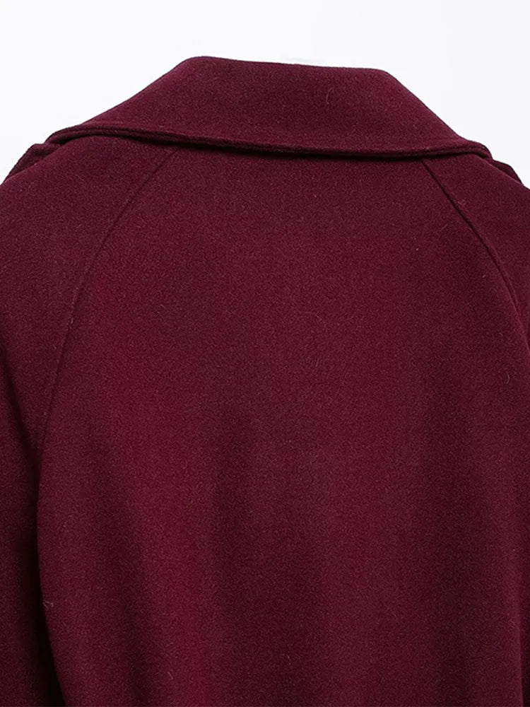 The Burgundy Celine Coat