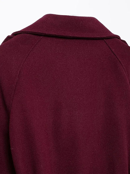 The Burgundy Celine Coat