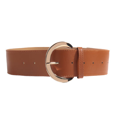 Retro Wide Pin Buckle Belt