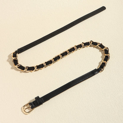 Simple Metal Chain Fashion Belt