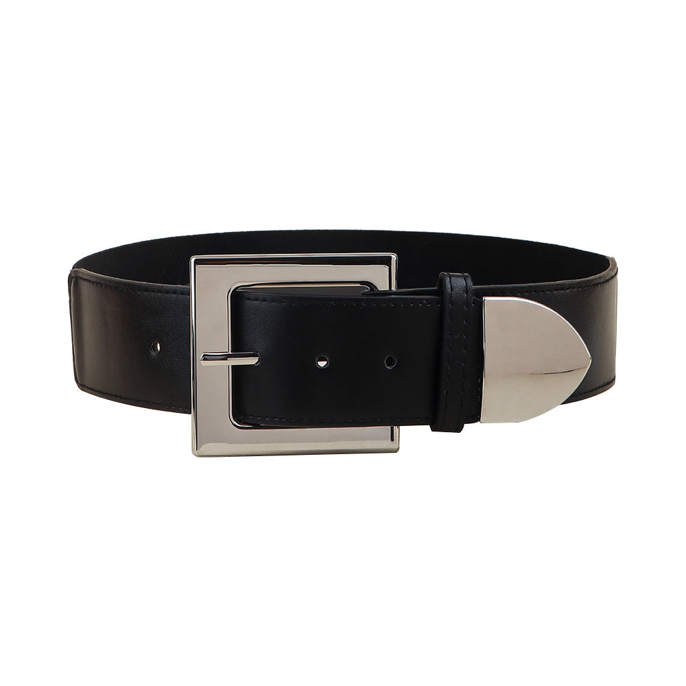 Wide Stretch Cinch Belt – Alloy Buckle