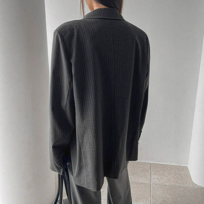 The River Pinstripe Blazer