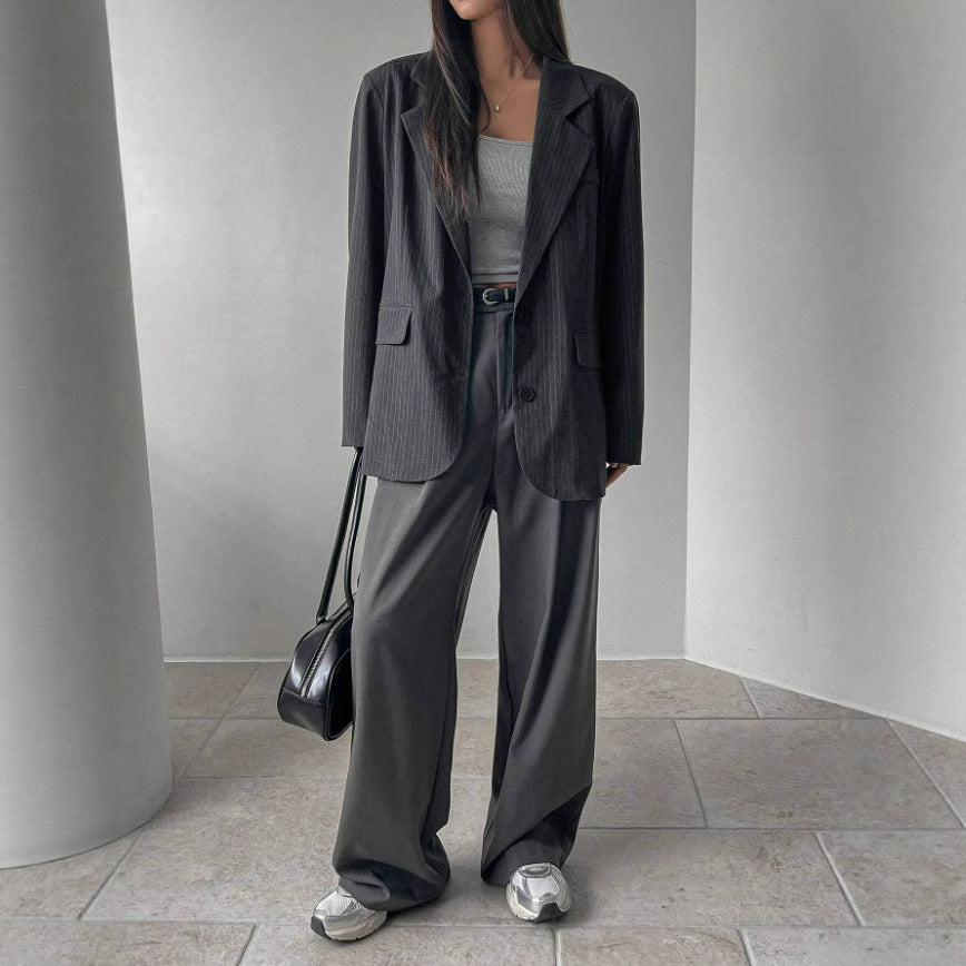 The River Pinstripe Blazer