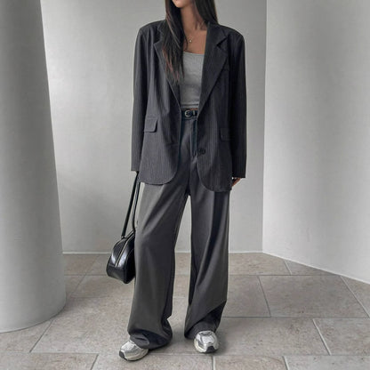 The River Pinstripe Blazer