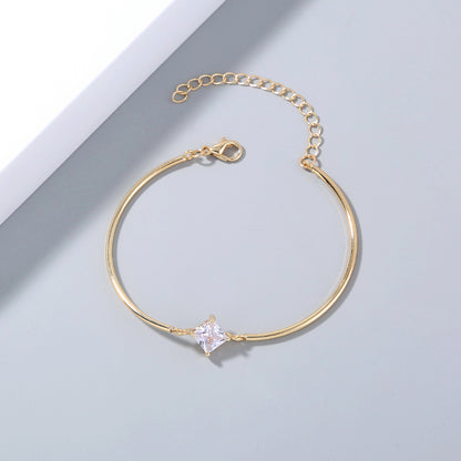 Gold Plated Pendant Bracelet