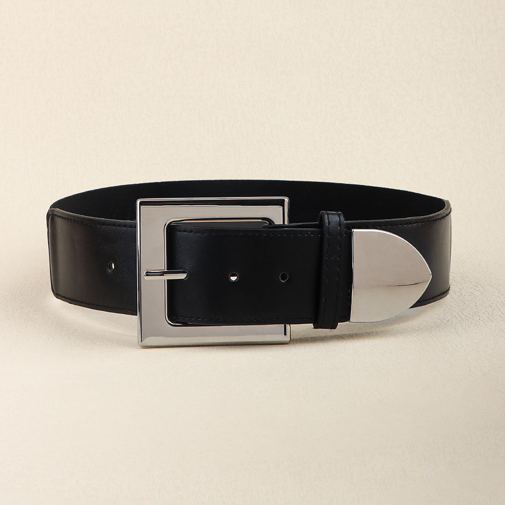 Wide Stretch Cinch Belt – Alloy Buckle