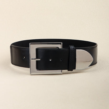 Wide Stretch Cinch Belt – Alloy Buckle